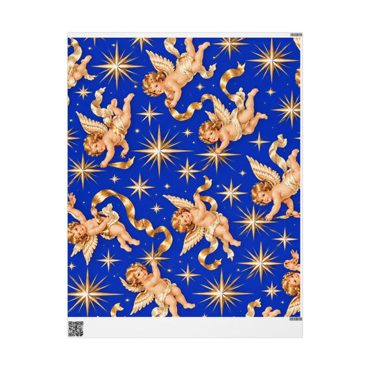 MCM Cherub Holiday Wrapping Paper Sheet